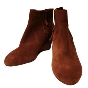 Violet & Red JayJay Wedge Heel Bootie Boot Size 8- FINAL